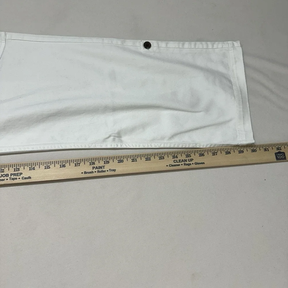 Liz Claiborne New York Womens White Stretch Cargo Pants / Utility‎ Pants Size 14